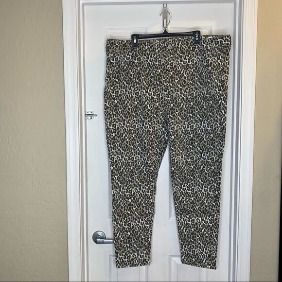 American Eagle Hi-Rise Jegging Cheetah Print Plus  Size 24 - Picture 4 of 9